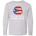 thumbnail image 3 of Inktastic I'm So Cute, I Must be Puerto Rican Sunflower Puerto Rico Long Sleeve Youth T-Shirt, 3 of 5