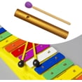 thumbnail image 3 of HUGFEGWE Wah Tube Early Education Percussion Tube Band Accompaniment Professional Party Portable Music Instrument Guiro Instrument, orange U2537-17708, 3 of 7