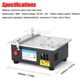 thumbnail image 2 of Multifunctional Table Saw Electric Desktop Saws Small Household DIY Cutting Tool Woodworking Bench Lathe Machine, 2 of 7