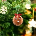 thumbnail image 4 of Konghyp Christmas Decorations Gingerbread Man Pendant, Cute Doll Ornament, Festive Home Decor for Tree, Table, and Office, Unique Ceramic Gift for Holidays, 4 of 6