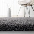 thumbnail image 2 of Hawthorne Collection Dark Grey Shag Rug - Runner 2'3" x 5', 2 of 6