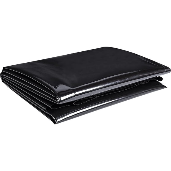 Pond Liner 4 x 7 Ft HDPE Pond Liners, 20 Mil UV Resistant Preformed Pond Liner Easy Cutting, Pond Liner for Natural Looking Ponds, Waterfall, Koi Pondsand Water Garden (Black)