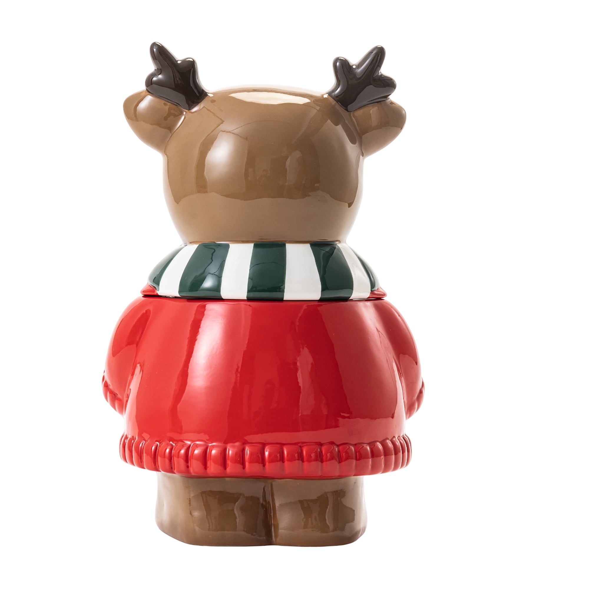 Holiday Time Figural Ceramic Cookie Jar, 35.5 oz, 1 Piece