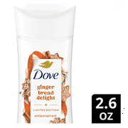Dove Beauty Limited Edition Holiday Treat Antiperspirant Deodorant - Travel Size - Gingerbread Delight - 2.6oz