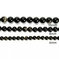 thumbnail image 4 of K-KED Gold Sheen Obsidian Smooth Round Beads 4mm 6mm 8mm 10mm 12mm 15.5" Strand-6 mm, 4 of 8