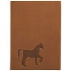 The Original ESSENTIAL Brown Embossed HORSE Journal in Eco-Leather Journal by Eccolo trade