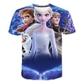 thumbnail image 1 of Regalos de cumpleaños para niña, camisetas de Frozen de dibujos animados para niñas, camisetas gráficas para niños, ropa estampada de verano, camisetas casuales de manga corta Tees5T Gao Jinjia LED, 1 of 2