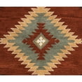 thumbnail image 2 of Alora Decor Ryder 8' x 10' Tribal Rust/Khaki/Navy/Sage Hand-Tufted Area Rug, 2 of 5