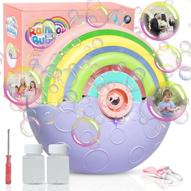 Machine à bulles pour enfants, sac à dos, jouets automatiques pour