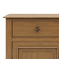 thumbnail image 7 of Simpli Home Connaught 40 inch Wide Solid Wood Traditional Entryway Storage Cabinet in Light Golden Brown, 7 of 7