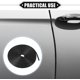 thumbnail image 2 of Protector de Borde de Puerta de Coche, Protector de Tira de Sellado de Borde de Goma de 5 m Universal para Coche Camión ATV Barco Multifuncional Sin Pegamento PVC Negro, 2 of 4