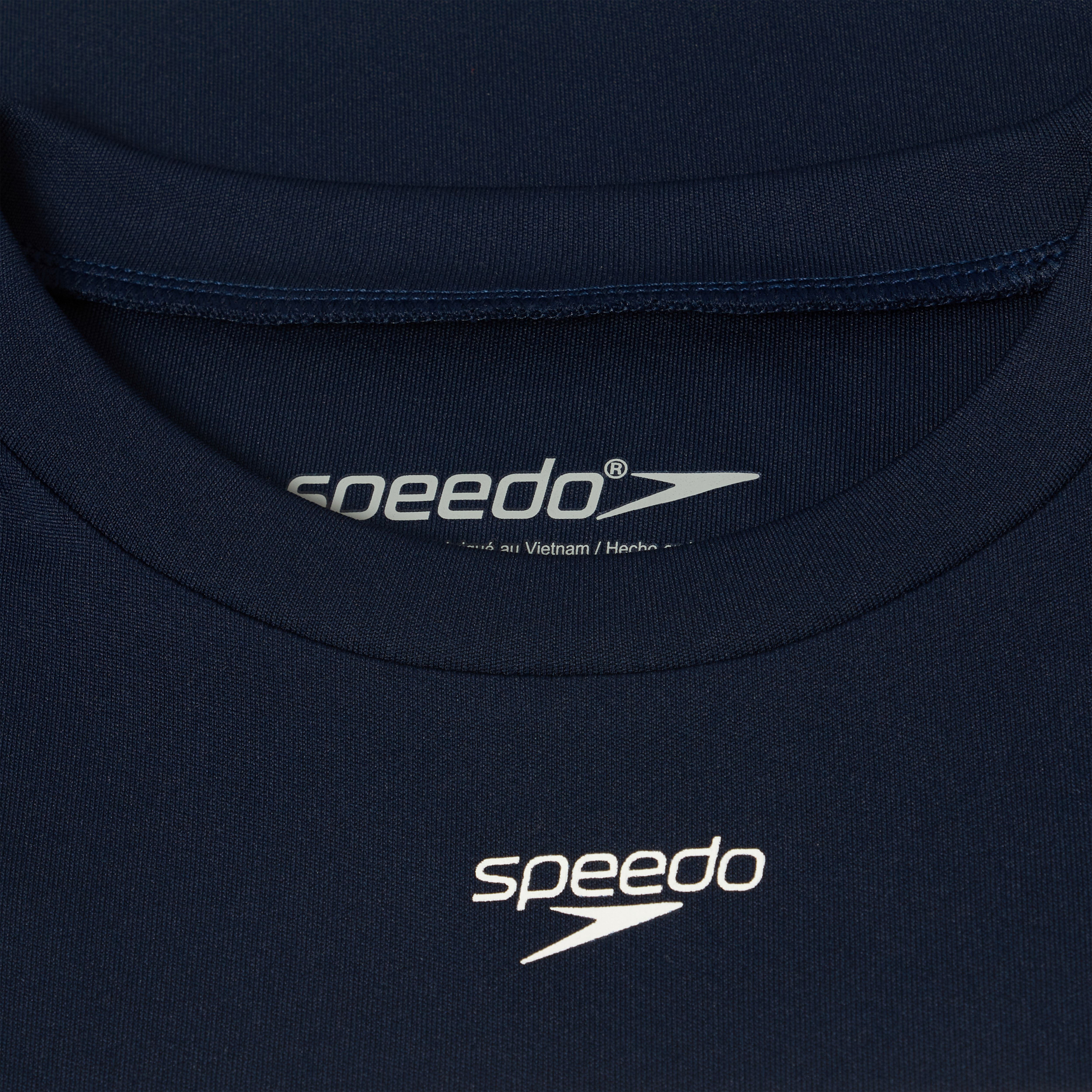 Speedo Girls Solid Colorblock Rashgaurd, Sizes XXS-XL