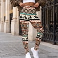 thumbnail image 3 of Xoenoiee Aztec Cowboy Horse Cactus Western Geometric Leggings, 3 of 6