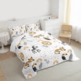 thumbnail image 3 of Homewish Kawaii Zebra Lion Leopard 3 Pieces Queen Comforter Set for Children Teens,Rainbow Animal Ultra Soft Bedding Sets,Cartoon Jungle Wildlife Bedding Comforter Set Breathable, 3 of 8