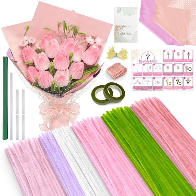 Limpiapipas Craft LINAYE 500 unidades con instrucciones y accesorios