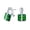 Green, variant on Bling Jewelry Womens Dangle Chandelier Earrings Square Simulated Gemstones