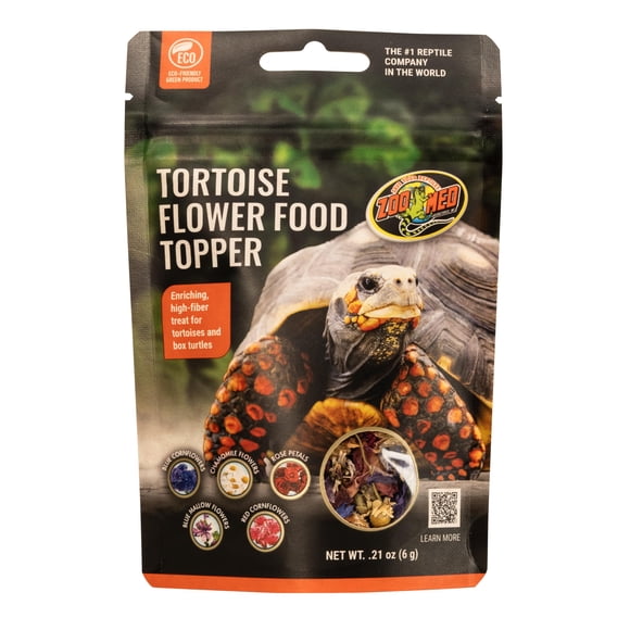 Alimento en Forma de Flor para Tortugas y Tortugas de Caja 6g Paquete de 4