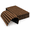 Walnut-11" x 15.7" 20 Pack, variant on Walnut 11" x 15.7" 20 Pack Acoustic MDF Wood Slat Decorative Wall Panels