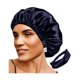 thumbnail image 1 of wonima11 2Pcs Satin Bonnet Silky Bonnets Hair Bonnet For Sleeping Double Layer Curly Hair Sleep Cap Womens Silk Night Hats, 1 of 1