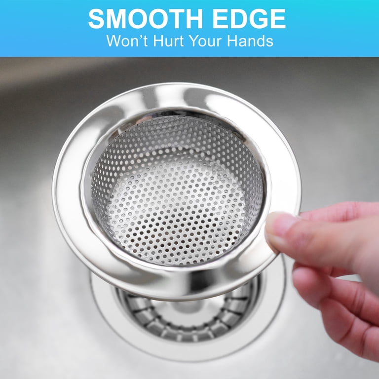 LotFancy Stainless Steel Sink Strainer, 4-Pack photo 6