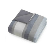 Better Homes & Gardens 3-piece Bold Blue Stripe Comforter Set, King ...