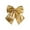 Gold, variant on Sparkling Sequined Christmas Bow, Glittering Holiday Accent for Tree Topper and Gift Wrapping, Versatile Decoration for Door and Party Settings(Gold)
