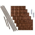 thumbnail image 1 of FASÄDE Traditional Style 10 Decorative Vinyl Backsplash 15 sq ft Kit in Moonstone Copper, 1 of 6