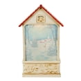 thumbnail image 3 of Kurt S. Adler 9.2" Battery-Operated Snowman House Water Lantern – Lighted Christmas Decoration, 3 of 4