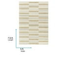 thumbnail image 4 of Livabliss Wool Rugs for Living Room, 5x7 Bournemouth Global Brown Area Rug, Bedroom Dining Room Home Decor Handmade Carpet (5' x 7'6"), 4 of 7