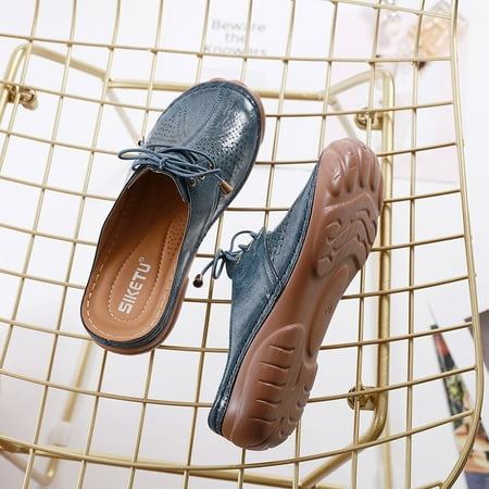 

Binmer New Style Women s Shoes With Hollow Head And Metal Button Sandals