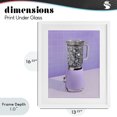 thumbnail image 4 of Stupell Industries Modern Disco Drink Blender over Purple White Framed Print Under Glass, 13 x 16, by LISH Creative, 4 of 8