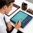 thumbnail image 5 of Premium Business Notebook with Hardcover, Smooth Writing Paper, Durable Binding, 2-in-1 Pen Set for Office, Planning, and Note Taking, 5 of 5