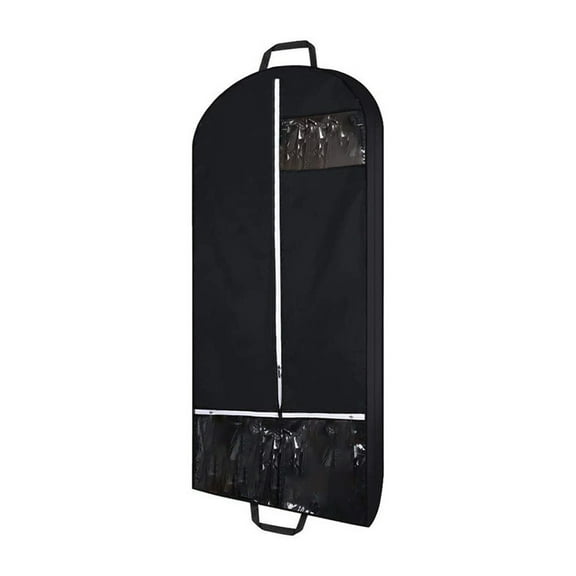OAVQHLG3B Garment Bag Suit Bag For Closet Storage And Travel Foldable Garment Bag With Two Large Pockets For Hanging Clothes Travel Suit Bag For Suits Coats Skirts Shoes