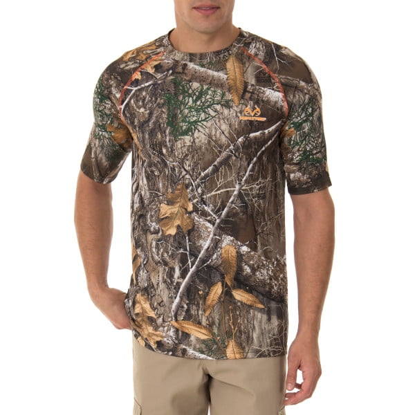 New Realtree Men's Camo Short Sleeve T-shirt 