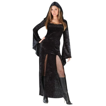 Black Sultry Sorceress Women Adult Halloween Costume - Plus