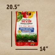 Sevin Insect Killer Outdoor Lawn Granules; 20lb Bag Treats up to 20,000 Square feet of Lawn