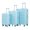 Blue, variant on Hardside Luggage HIFINE TOURIST 20"/24"/28" 3 pcs/set in ABS Spinner Wheel Luggage, Carry on Suitcase, Matching Color, Combination Lock (Dark Gray),Hardside Suitcase