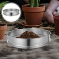 thumbnail image 1 of CATIEBYE Tamis à Compost pour Jardinage Outil Rond en Acier Inoxydable 1ensemble, 1 of 7