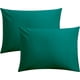 thumbnail image 2 of FLXXIE Paquete de 2 fundas de almohada estándar de microfibra, 1800 fundas de almohada súper suaves con cierre de sobre, fundas de almohada resistentes a las arrugas, la decoloración y las manchas par, 2 of 4