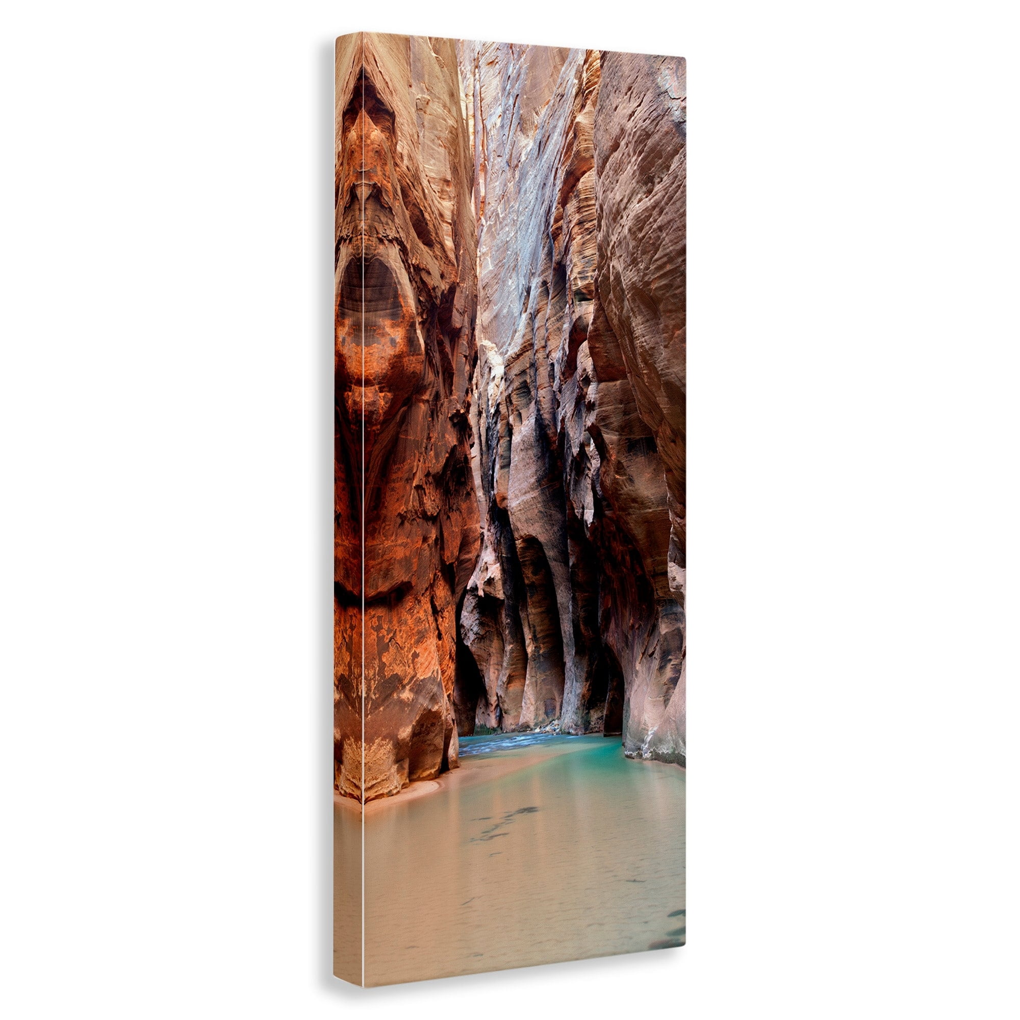 Stupell Industries Zion National Park Cliffs Coastal Photography Gallery Wrapped Canvas Print Wall Art
