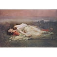 thumbnail image 3 of Rogelio De Egusquiza 24x17 Black Modern Framed Museum Art Print Titled - Tristan and Isolde (Death) (1910), 3 of 5