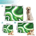 thumbnail image 3 of RMDQTR 3Pack Set of Small Pet Potty Pads Reusable Ultra-Absorbent Pet Training Pads Leak-Proof Pet Pads Deep Green Thick Lines, 3 of 7