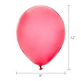 thumbnail image 3 of 12" Red Latex Balloons, 72 Pieces, by Way To Celebrate, 3 of 5