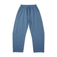 thumbnail image 6 of Vmvidoty Pants for Women Wide Leg 100% Cotton Pant Summer Casual Flowy Pants with Pocket Drawstring Loose Sky Blue S, 6 of 7