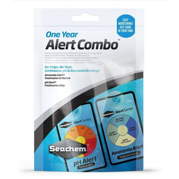 Seachem One Year Combo Alert [Aquarium, FW & SW Testing & Reagents] 1 Pack