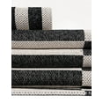 thumbnail image 6 of Unique Loom Decatur Collection Area Rug - Striped (2' x 7' 10" Runner Black/Ivory), 6 of 7