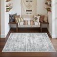 thumbnail image 4 of Roxstand Washable Rugs 3x5, Vintage Distressed Small Area Rugs for Kitchen Floor Entryway, Non Slip Accent Door Mat (3'x5', Grey), 4 of 10