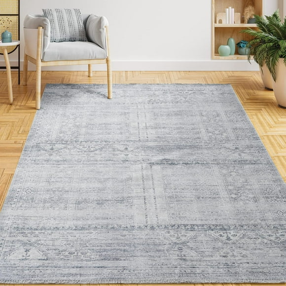 BY COCOON Area Rug 4'x6' | Rugs for Living Room Rugs For Bedrooms Area Rugs Washable Rug Tapis Salon Bedroom Rug Tapis Chambre Carpet For Living Room Rug Carpet For Bedroom Carpet (120 Cm x 180 Cm)