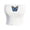 0706LiWhite1, variant on Women's Crop Strapless Tube Tops Backless Slim Bandeau Tops Summer Italy Letter Printed Tank Tops Sleeveless Going out T Shirts 0706LiBlue L