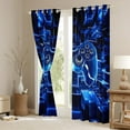 thumbnail image 3 of Castle Fairy Teens Boys Girls Video Game Black Out Curtains,Futuristic Cubes Curtains Pack of 2 (42x63 Each),Abstract Gamepads Bedroom Curtains,Luxury Bedroom Decor, 3 of 6